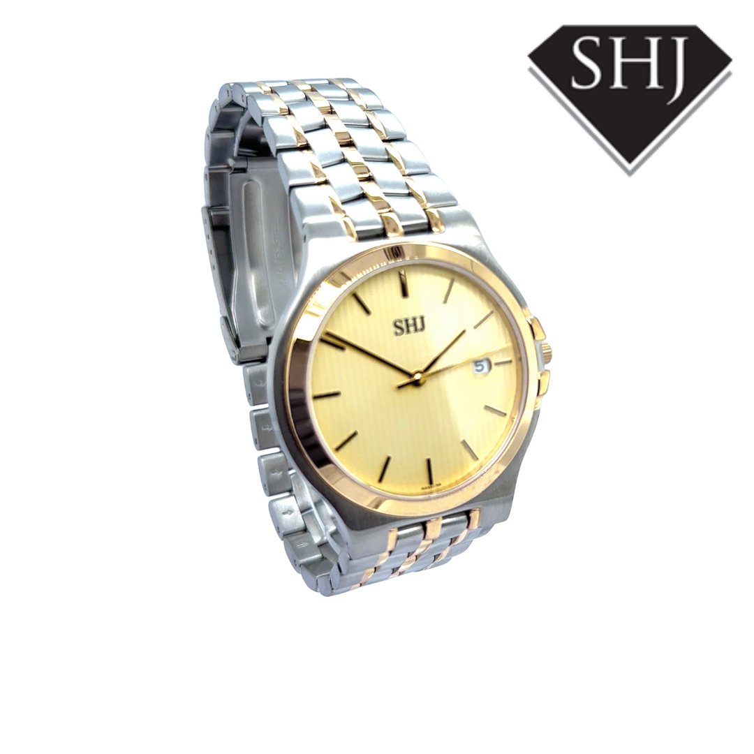 SHJ Gents Bi Colour Watch
