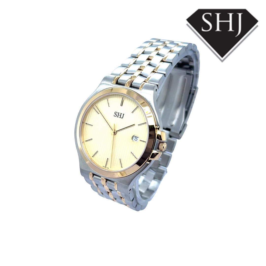 SHJ Gents Bi Colour Watch