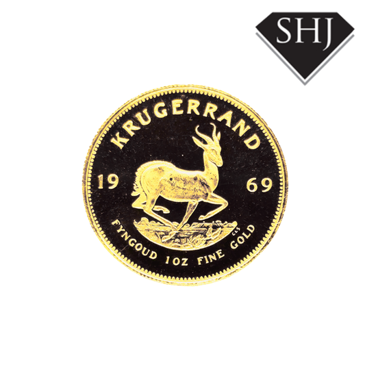 22ct Full Krugerrand 1969 1 Troy Oz Early Mintage (POA)