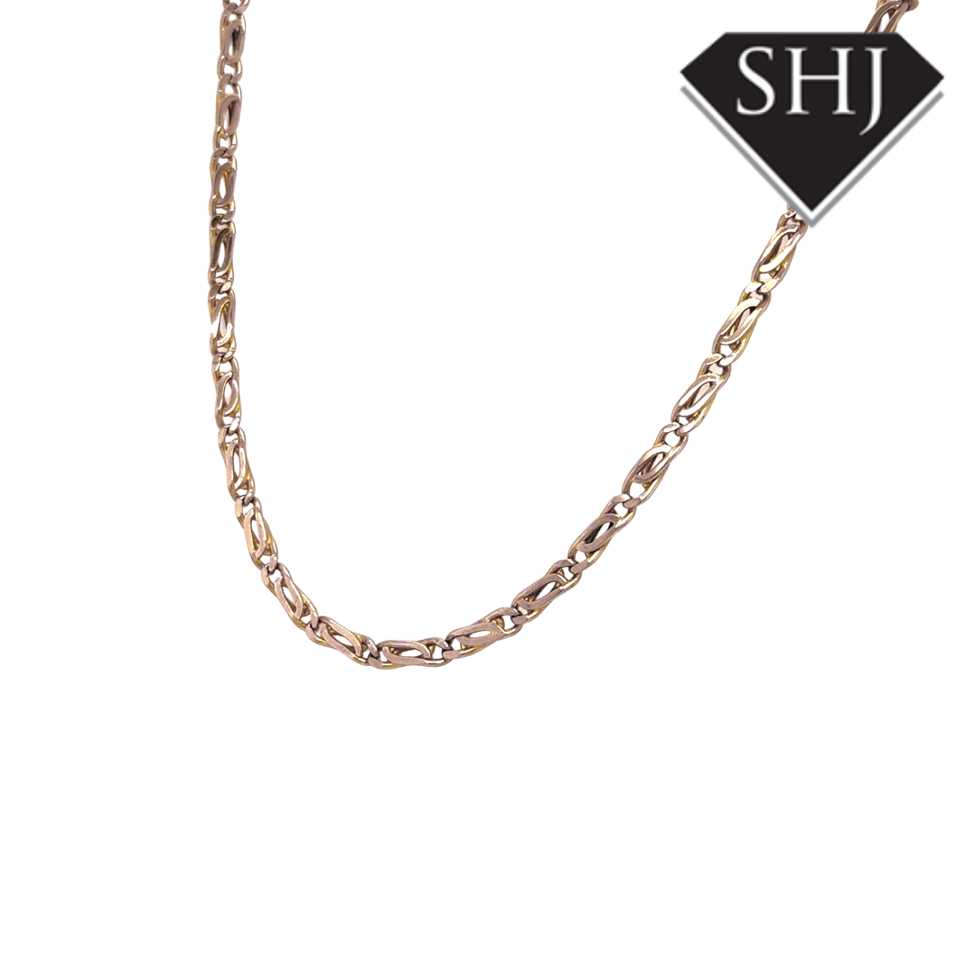 9ct Yellow Gold 18" Fancy Chain