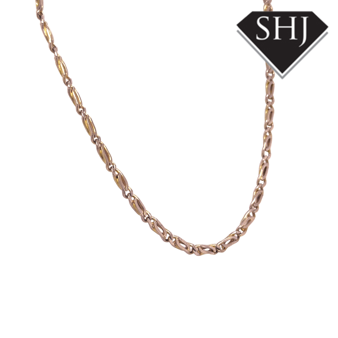 9ct Yellow Gold 18" Fancy Chain