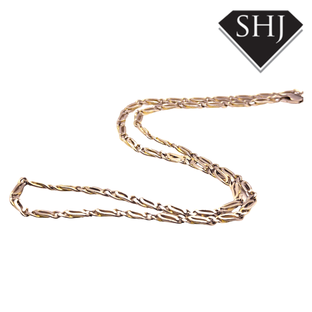 9ct Yellow Gold 18" Fancy Chain