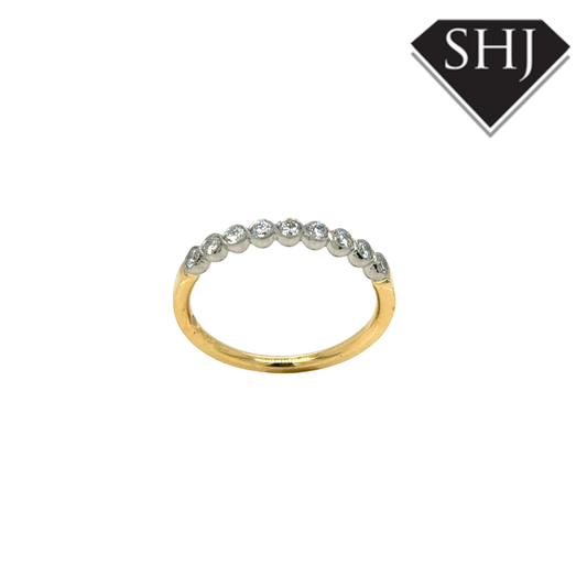 18ct Yellow Gold 0.32ct Diamond Eternity Ring