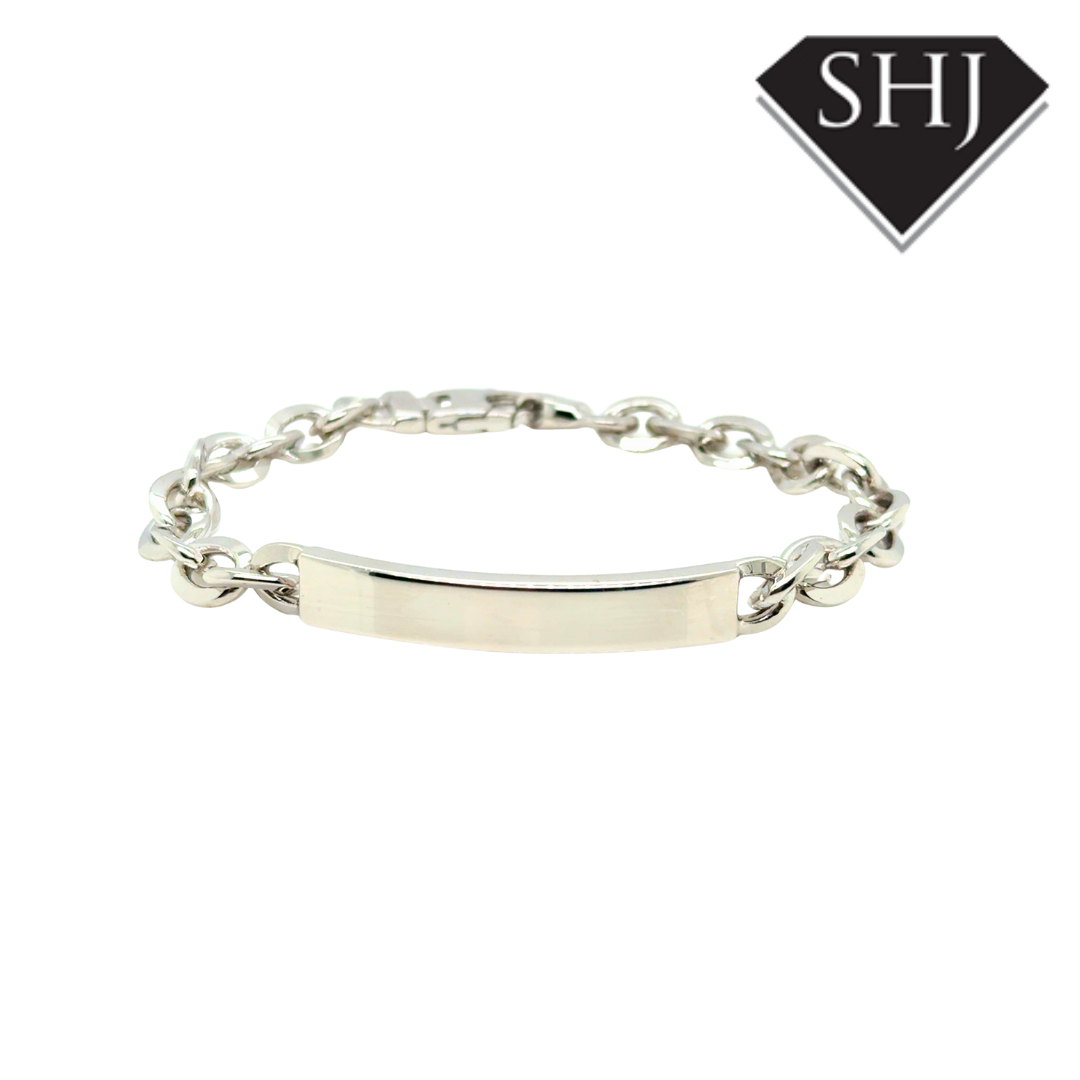Silver Gents ID Bracelet