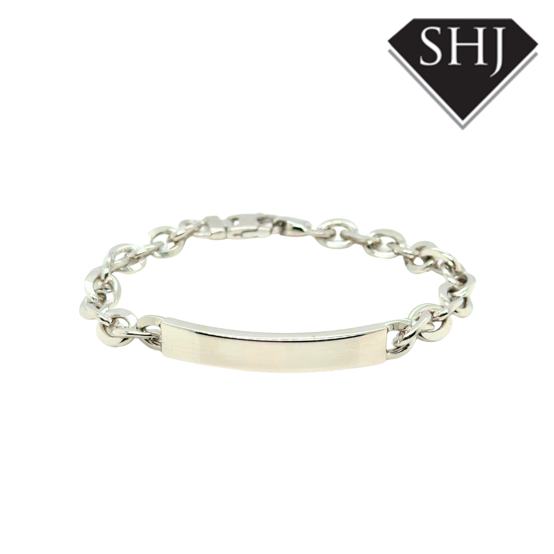 Silver Gents ID Bracelet