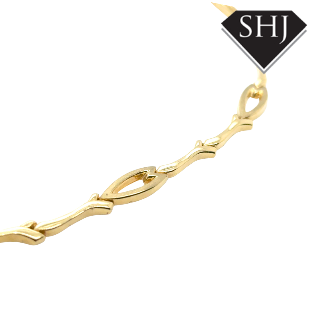 18ct Yellow Gold Collar Necklace