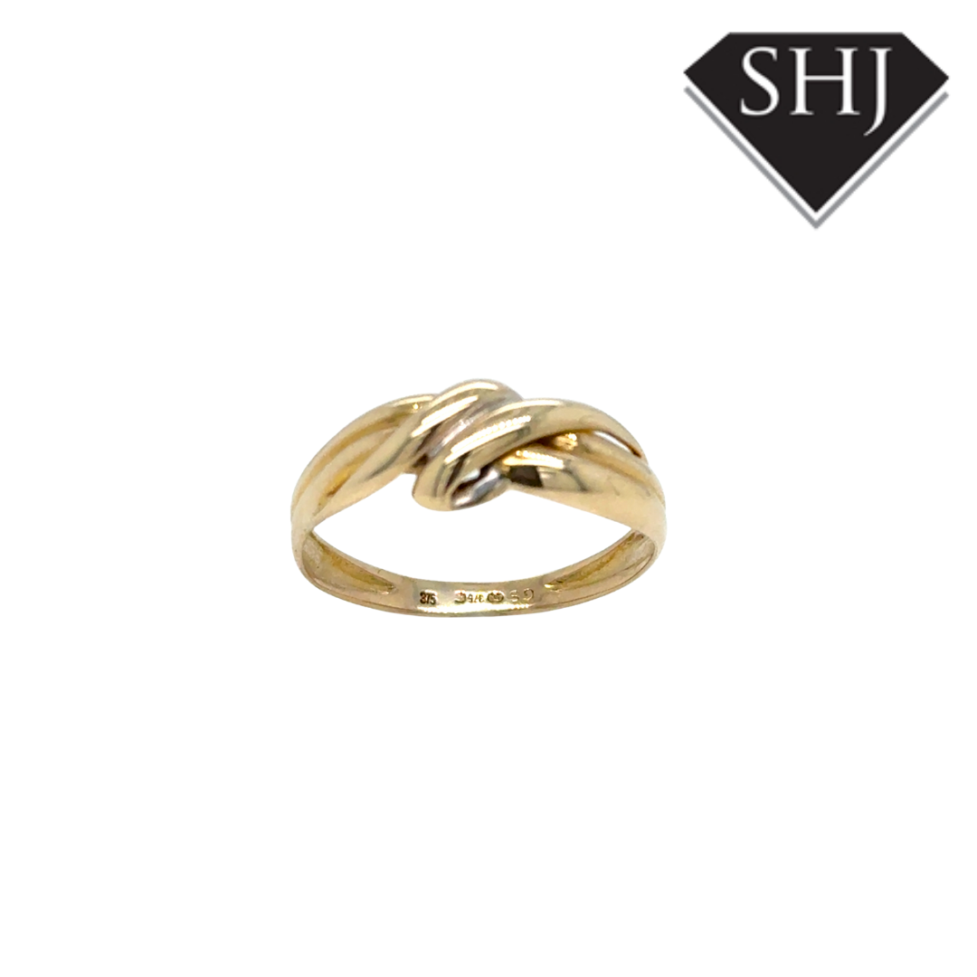 9ct Yellow Gold Twist Ring