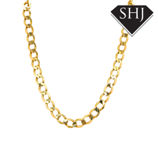 9ct Yellow Gold 20" Curb Chain
