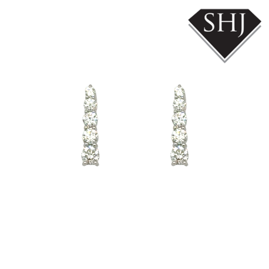 18ct White Gold 0.50ct Diamond Earrings