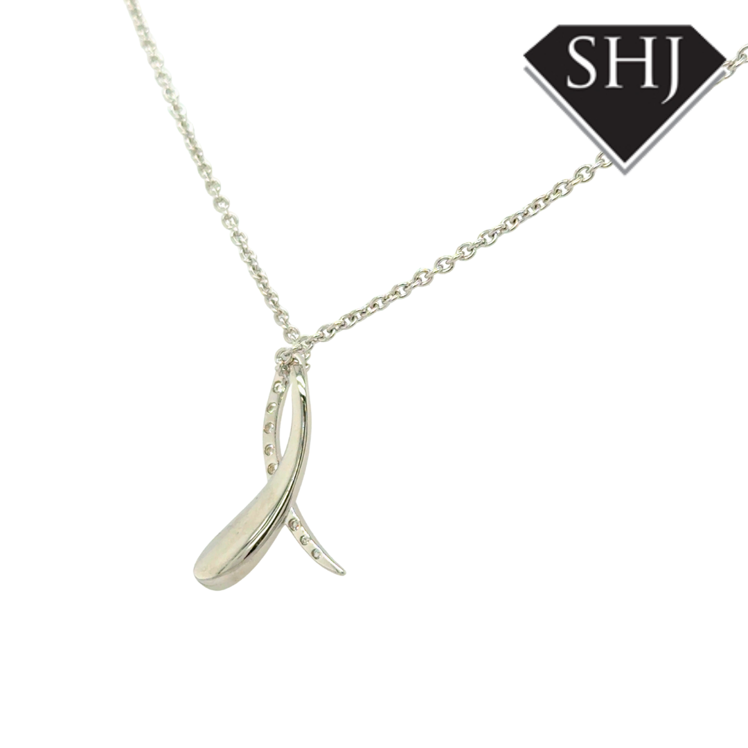 Silver Sycamore Pendant & Chain Lucy Q
