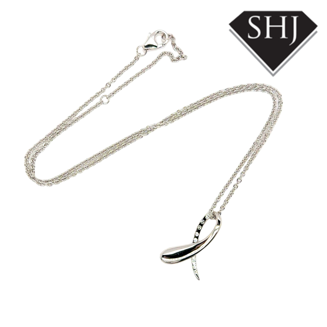 Silver Sycamore Pendant & Chain Lucy Q