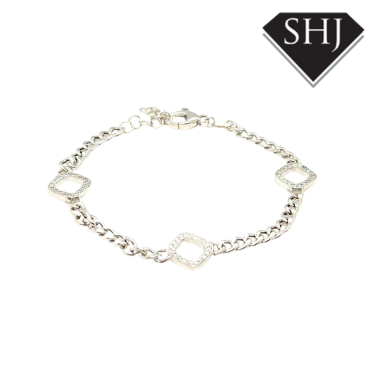 Silver CZ Bracelet