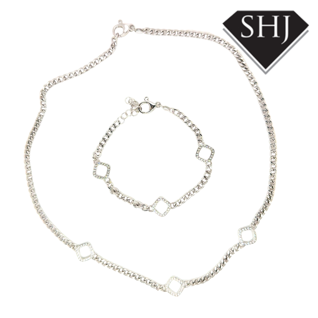 Silver CZ Bracelet