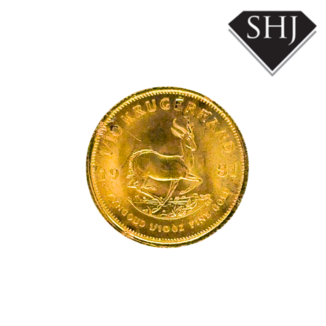 1/10 Kruggerand 22ct Gold 1981 Coin