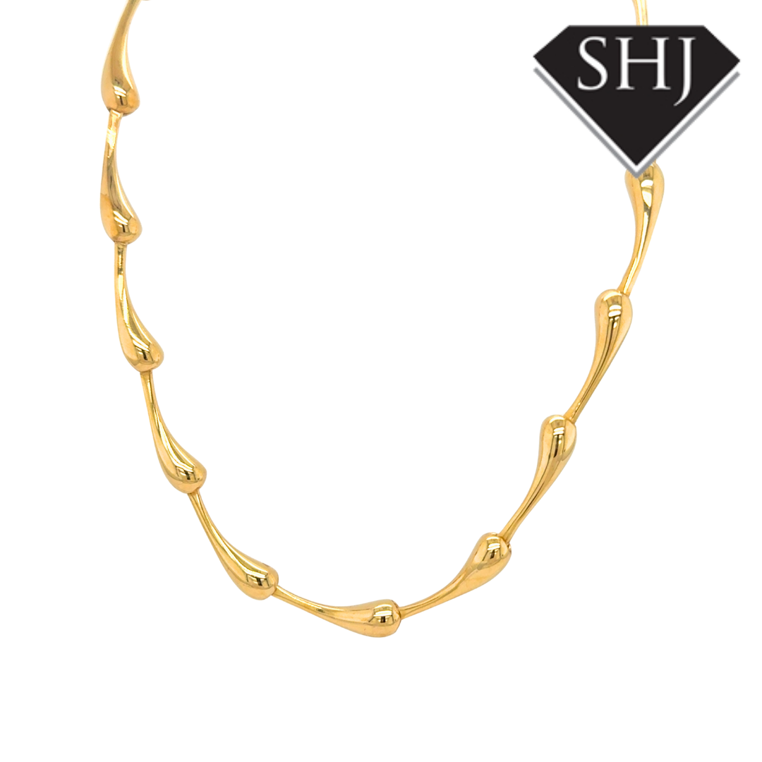 Silver 18ct Gold Plated Totty Necklace