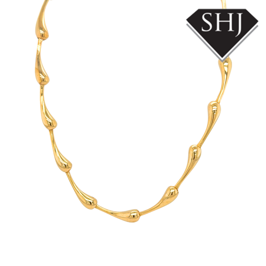 Silver 18ct Gold Plated Totty Necklace