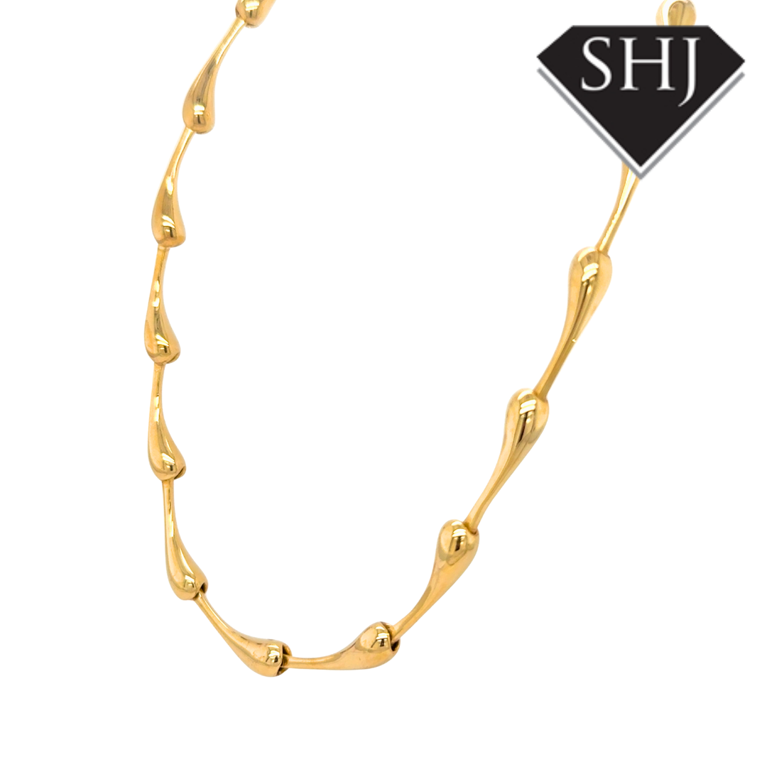 Silver 18ct Gold Plated Totty Necklace