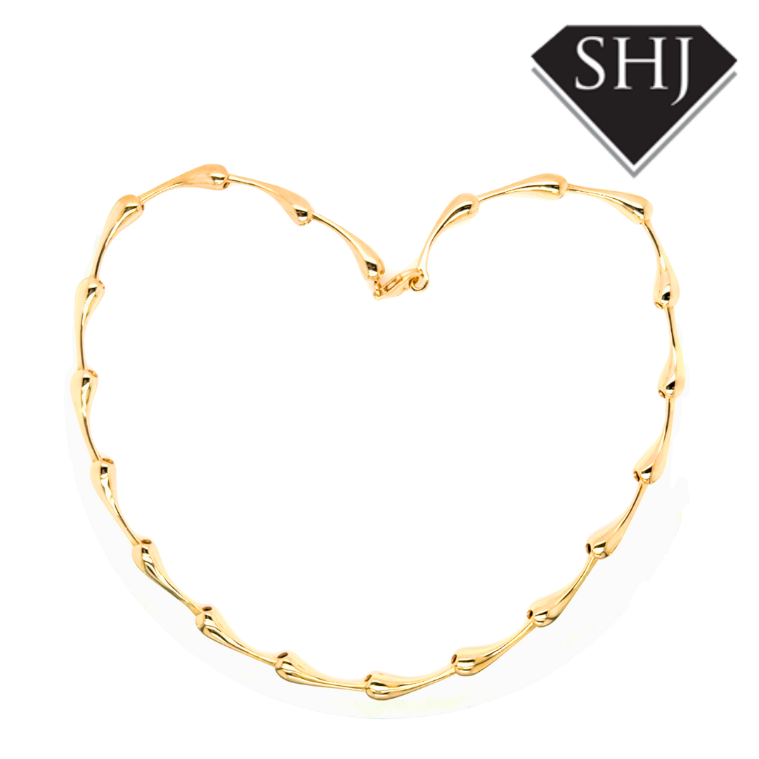 Silver 18ct Gold Plated Totty Necklace
