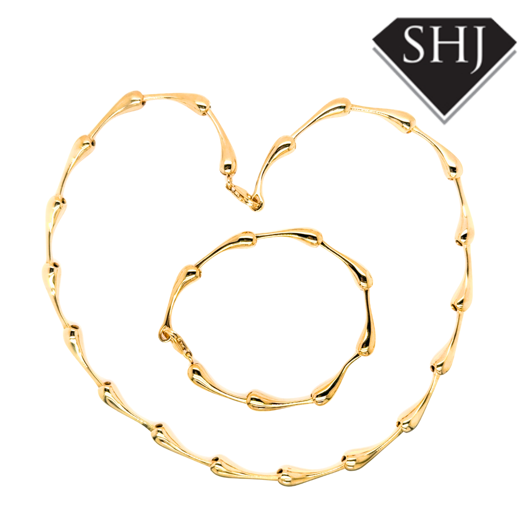 Silver 18ct Gold Plated Totty Bracelet
