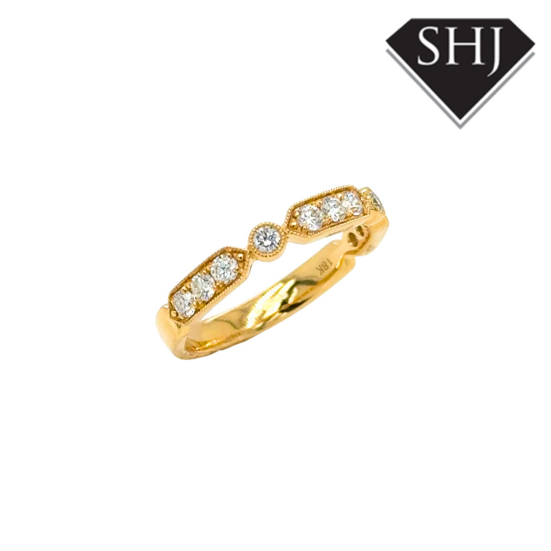 18ct Yellow Gold 0.43ct Diamond Eternity Ring