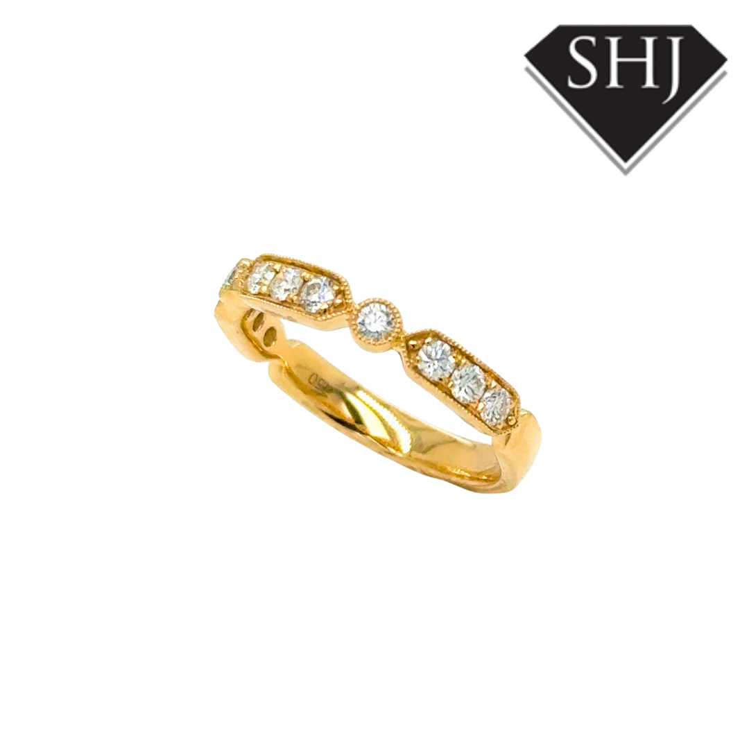 18ct Yellow Gold 0.43ct Diamond Eternity Ring