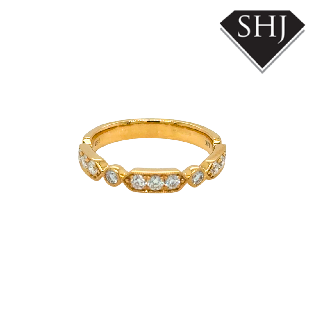 18ct Yellow Gold 0.43ct Diamond Eternity Ring