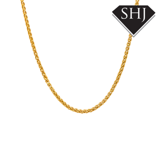 Silver Vermeil Gold Plated 16" Chain Necklace