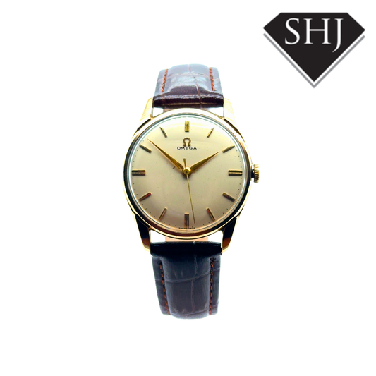 Omega 9ct Yellow Gold Manual Watch 1959