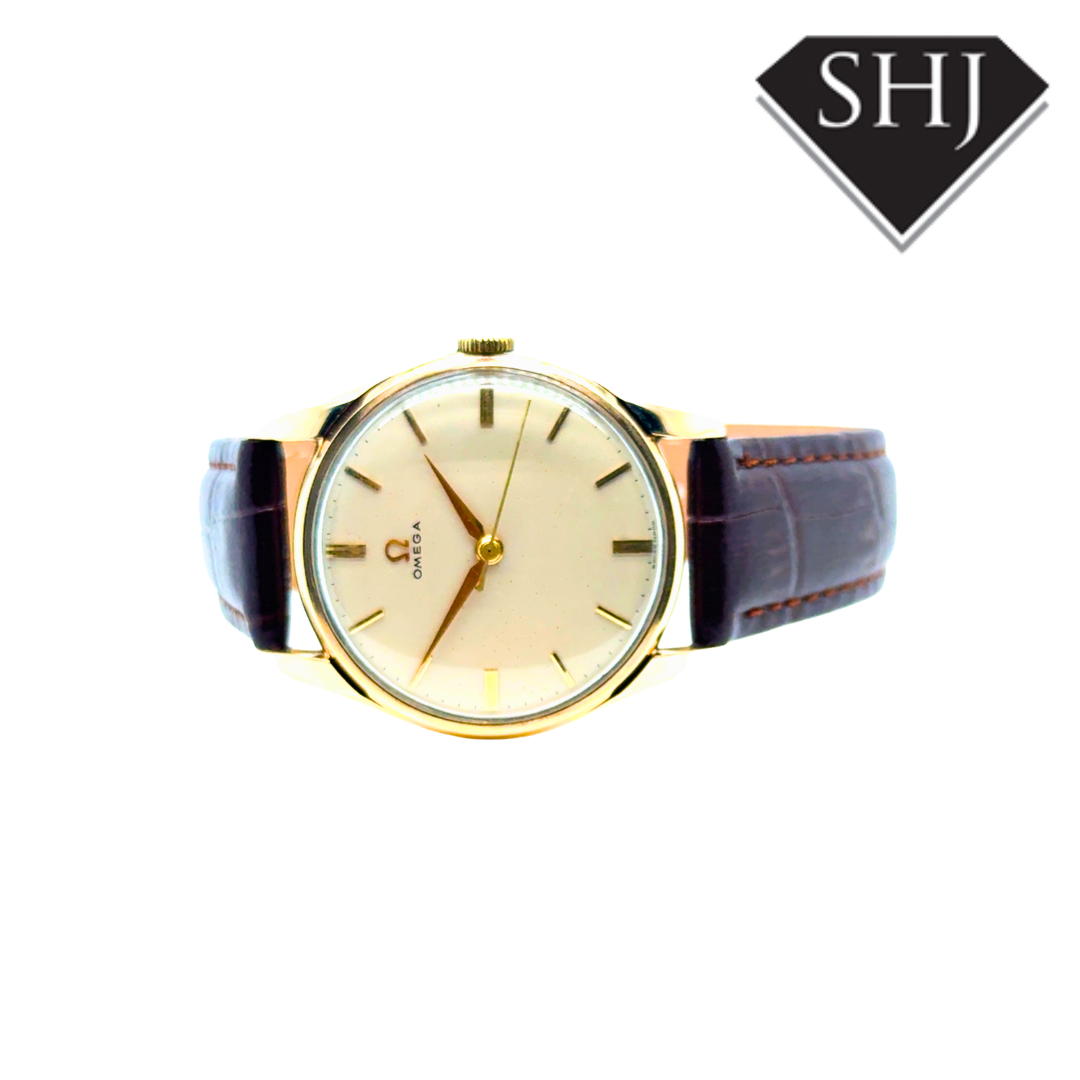 Omega 9ct Yellow Gold Manual Watch 1959