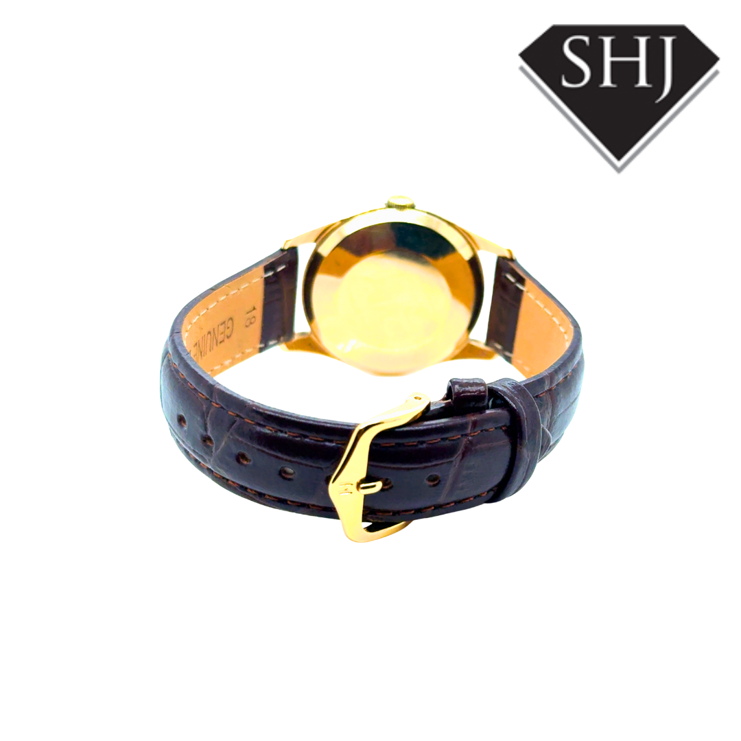 Omega 9ct Yellow Gold Manual Watch 1959