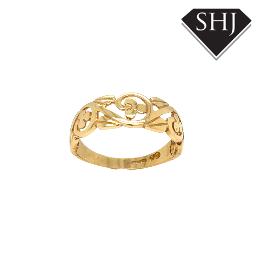 9ct Yellow Gold Celtic Band