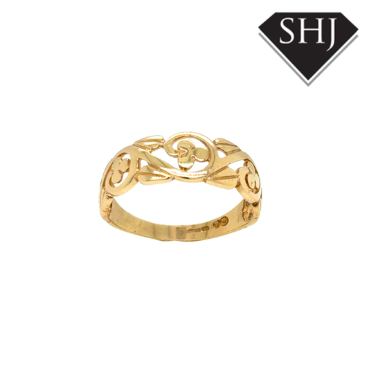 9ct Yellow Gold Celtic Band