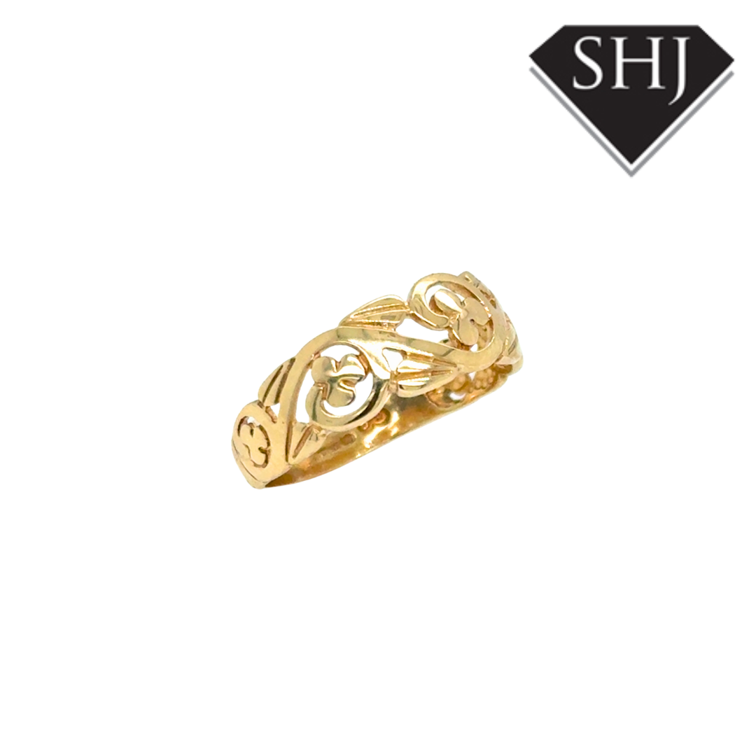 9ct Yellow Gold Celtic Band