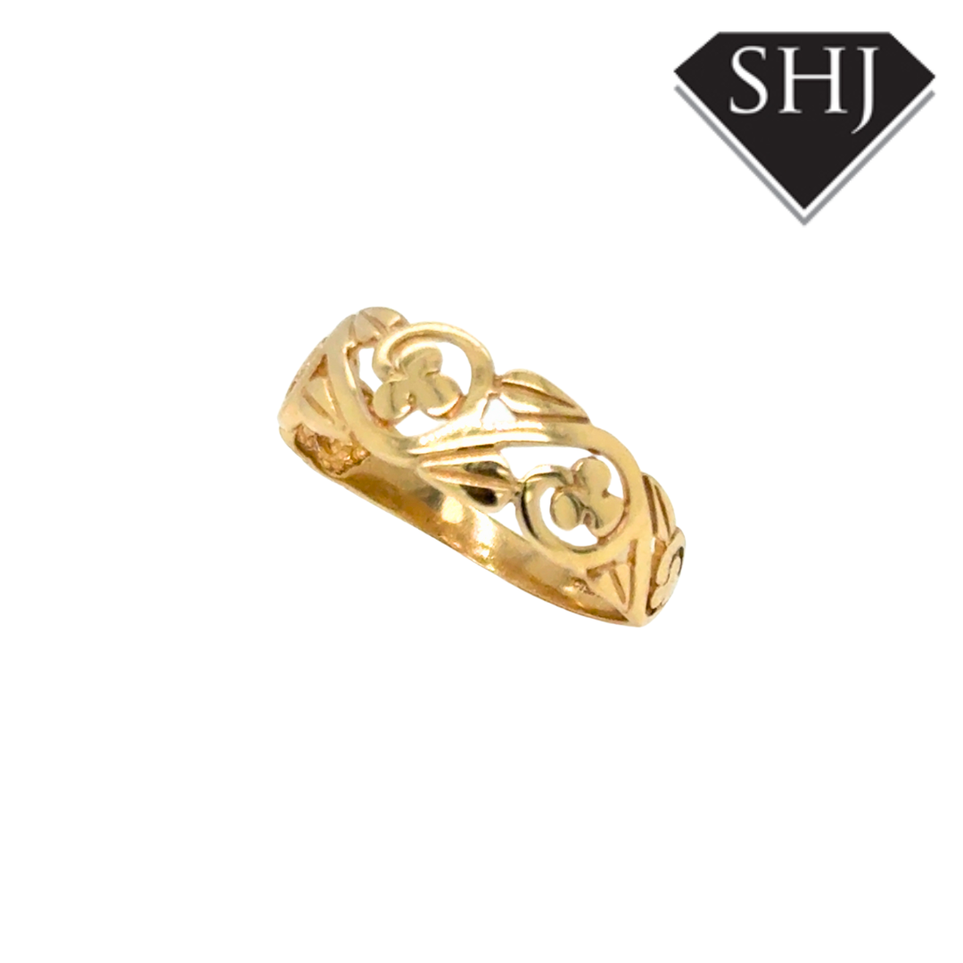 9ct Yellow Gold Celtic Band