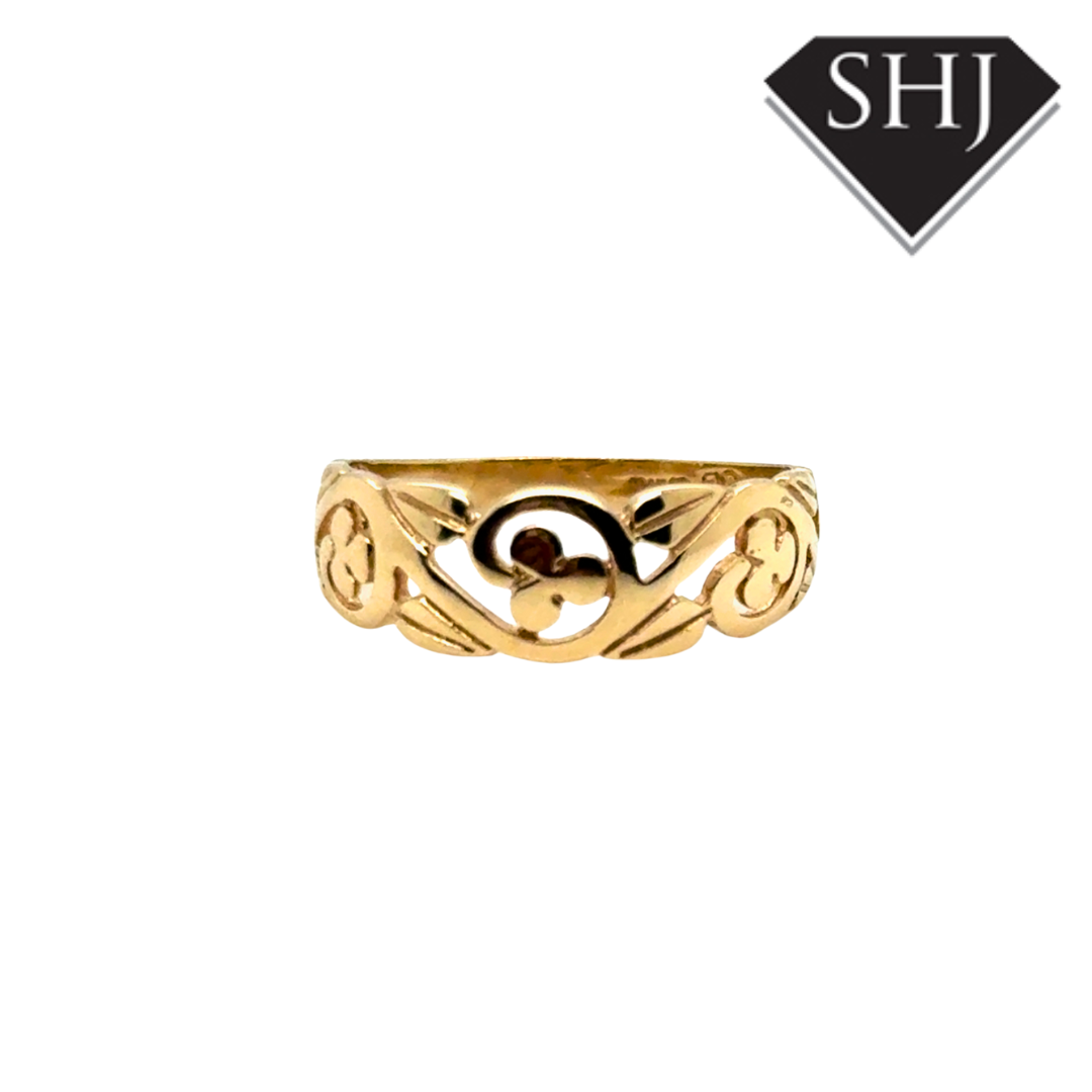 9ct Yellow Gold Celtic Band