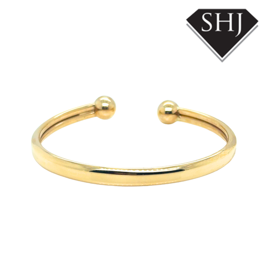 9ct Yellow Gold Torque Bangle