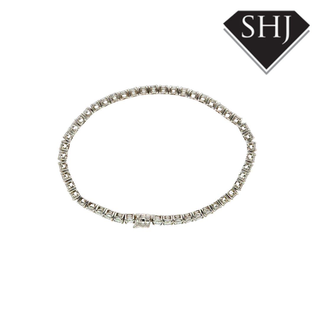 Silver CZ Tennis Bracelet
