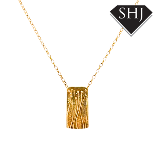 9ct Yellow Gold Ola Gorie Pendant & Chain