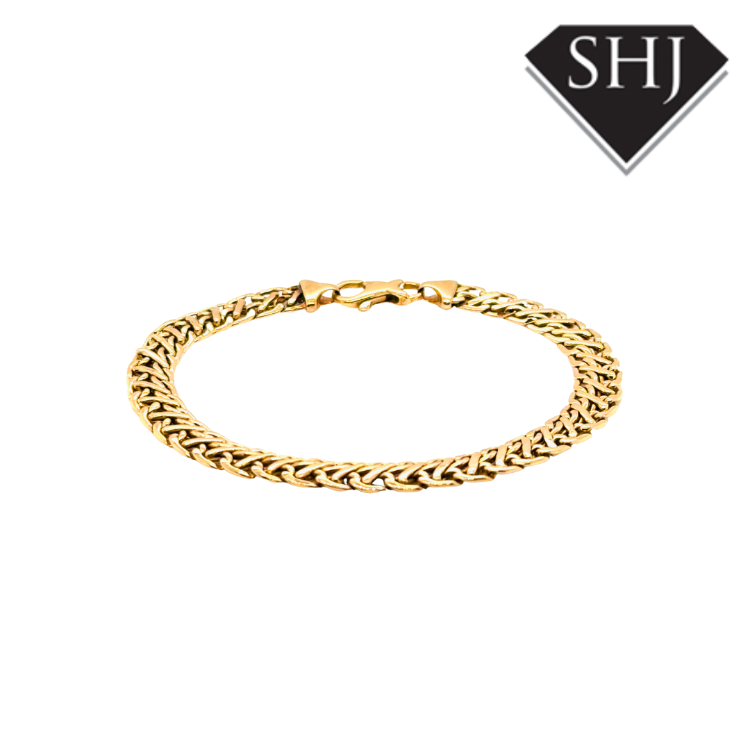 14ct Yellow Gold Fancy Link Bracelet