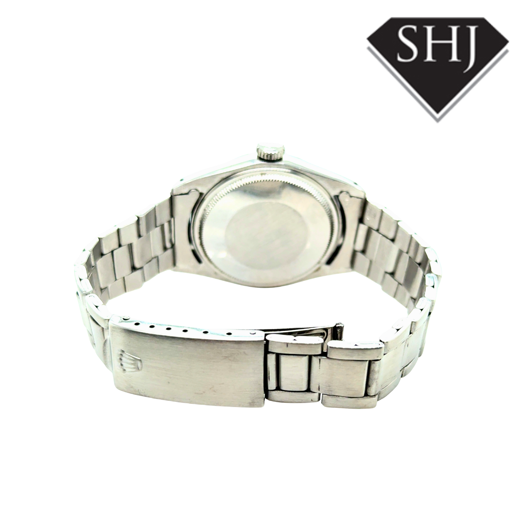 Rolex Date Stainless Steel Blue Dial 1965