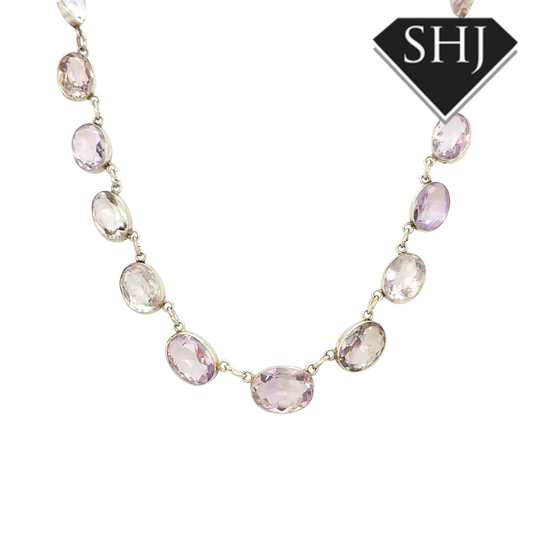 Silver Amethyst Necklace