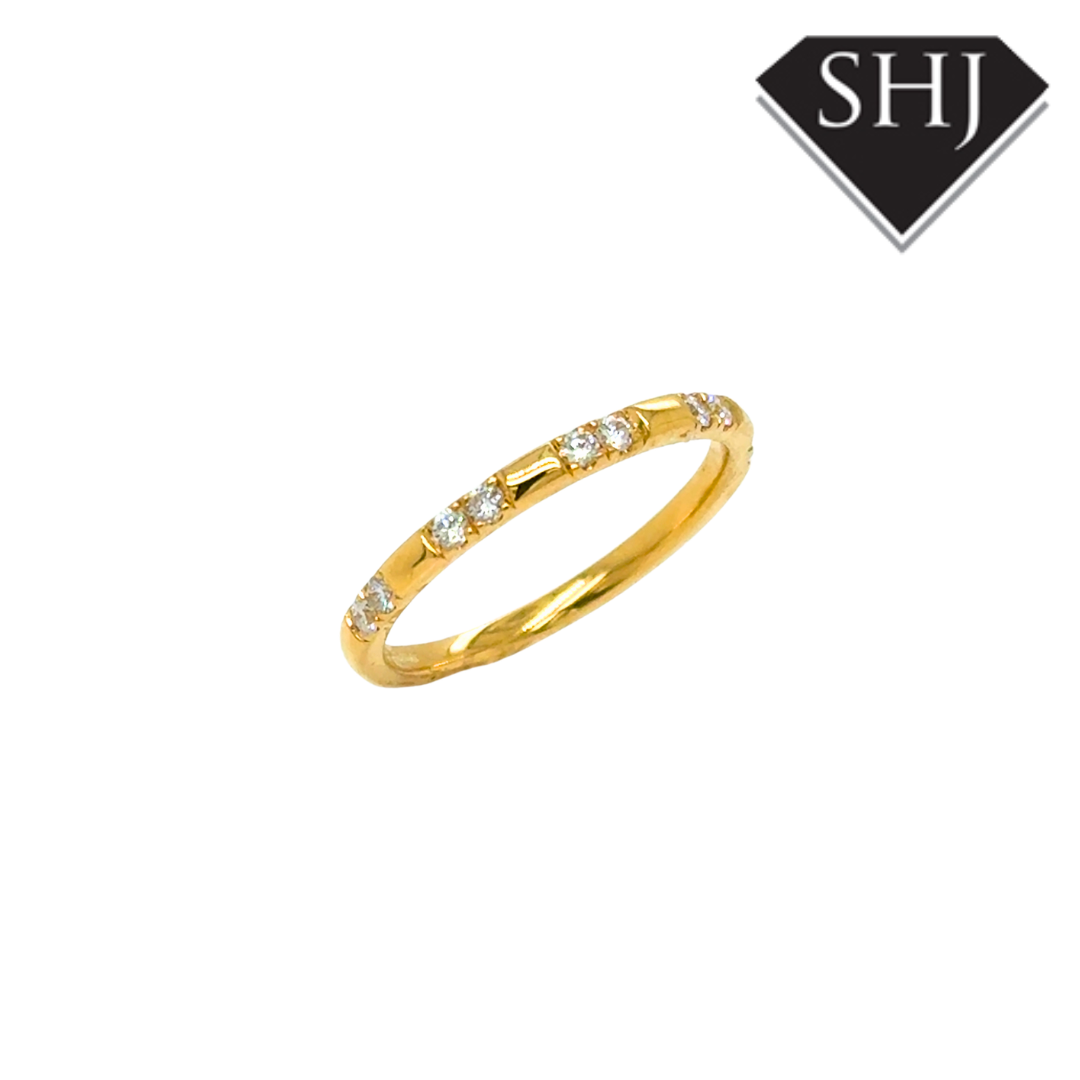 18ct Yellow Gold Diamond Eternity Ring