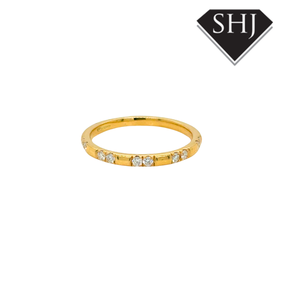 18ct Yellow Gold Diamond Eternity Ring