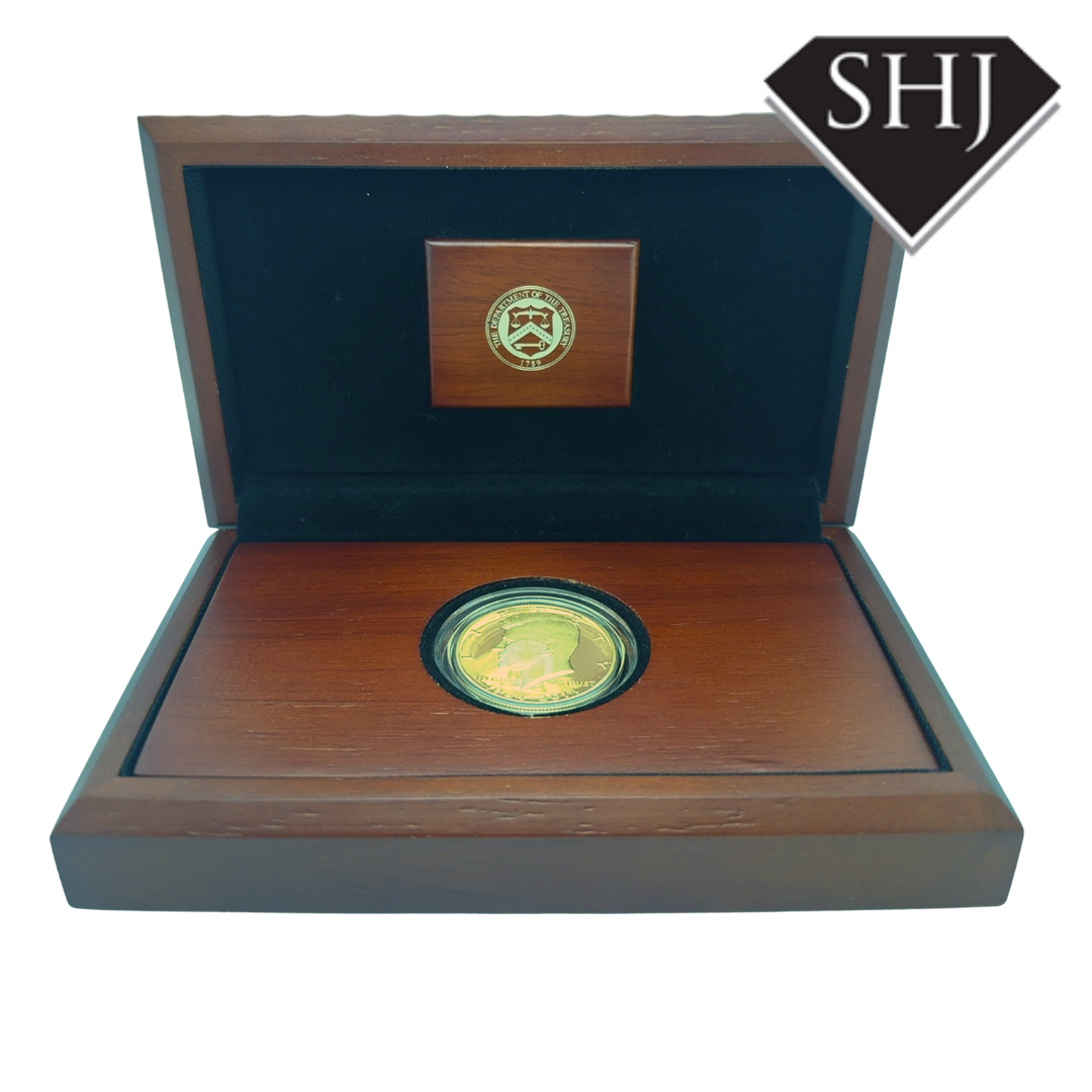 24ct JFK 50th Anniversary 3/4 Oz Half Dollar Coin Limited Edition 2014