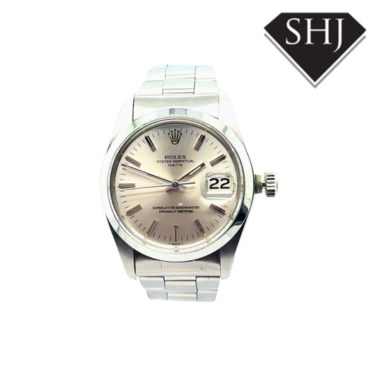 Rolex Date Stainless Steel 1974 Box & Papers