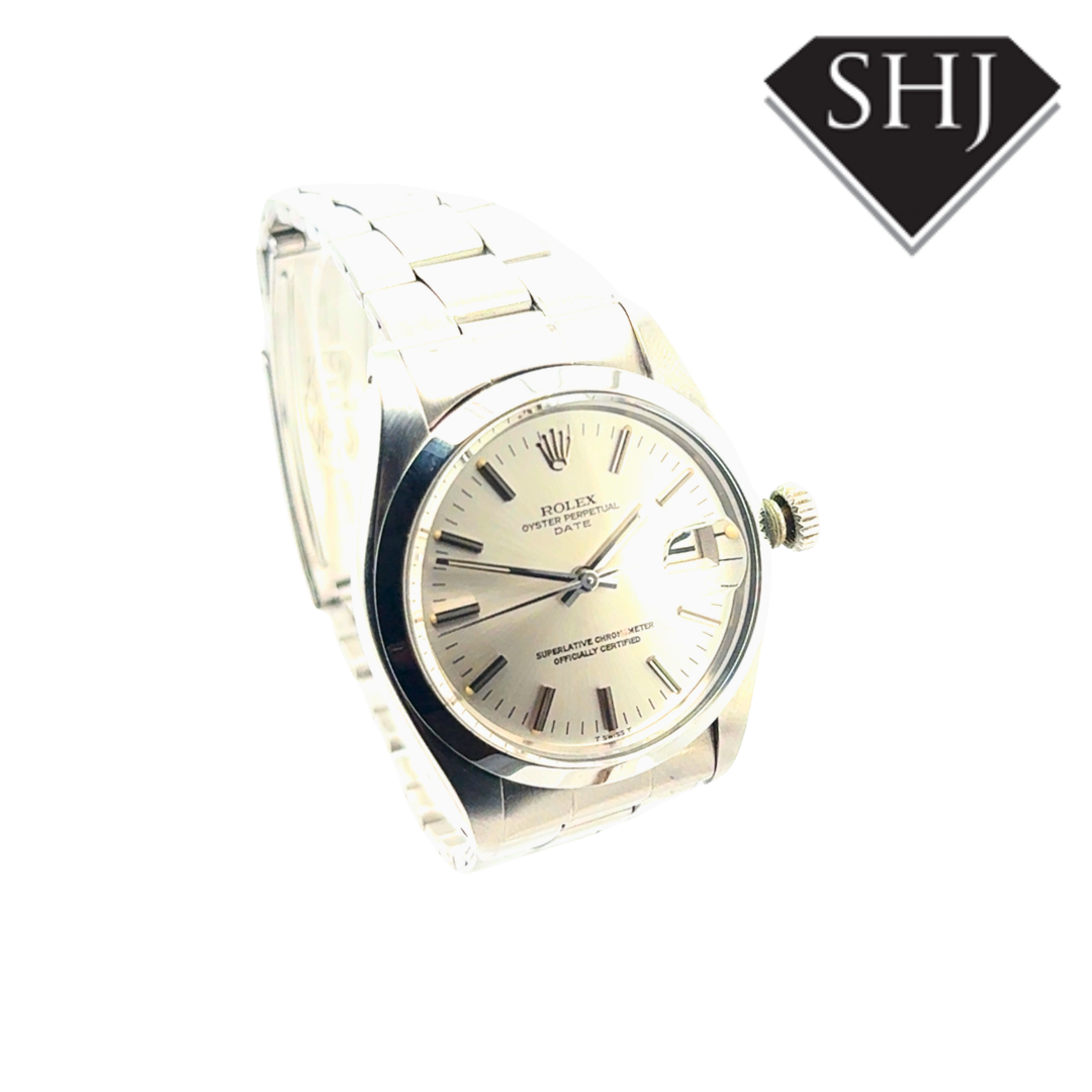 Rolex Date Stainless Steel 1974 Box & Papers