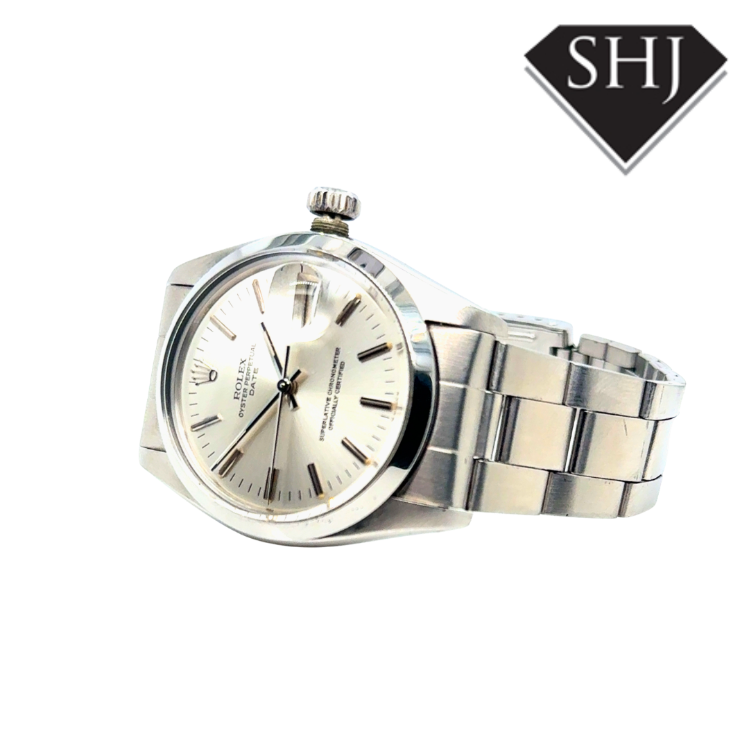 Rolex Date Stainless Steel 1974 Box & Papers