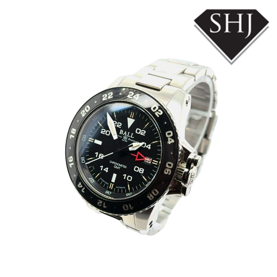 Ball Stainless Steel GMT Chronometer Limted Edition 2018 Box & Papers