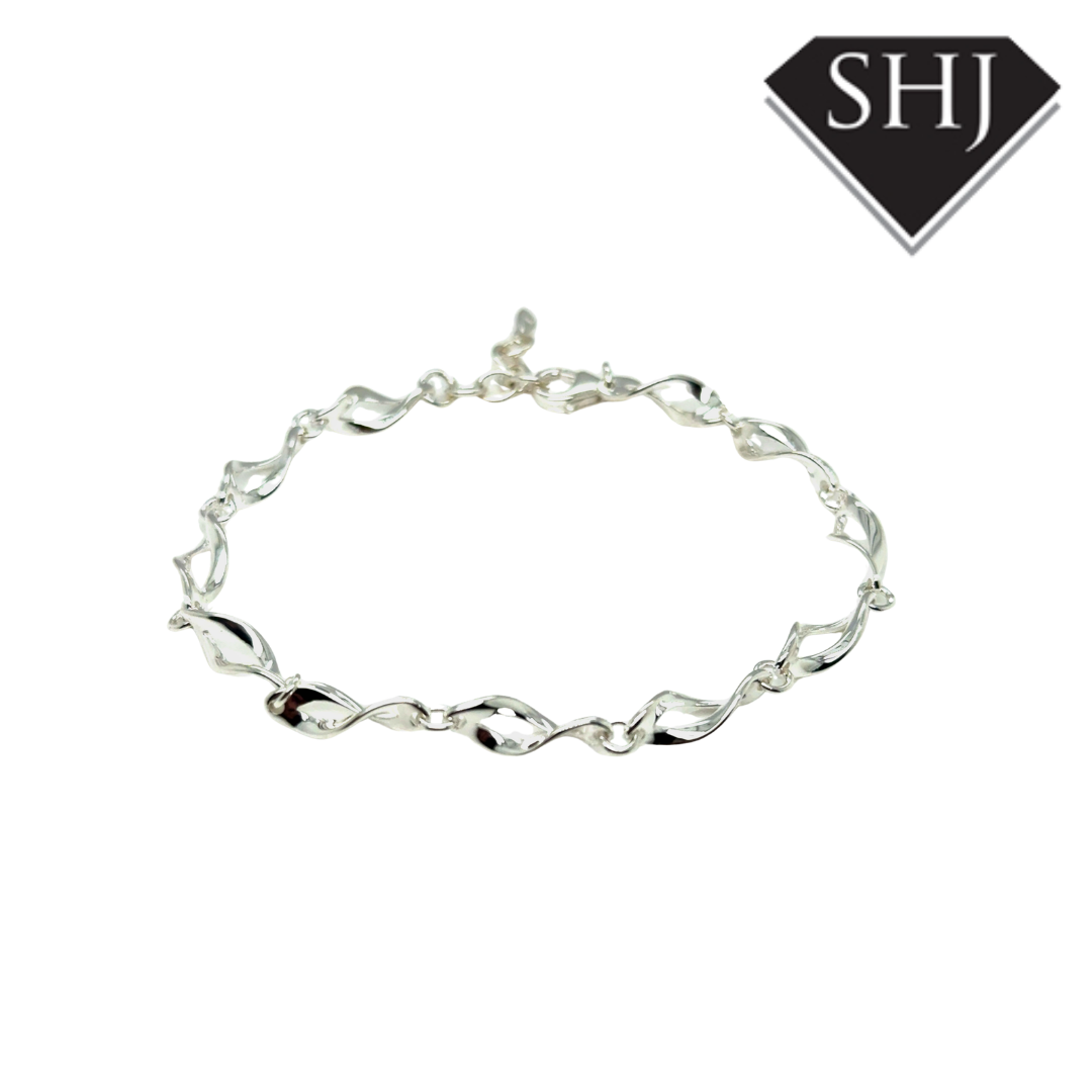 Silver Twist Bracelet
