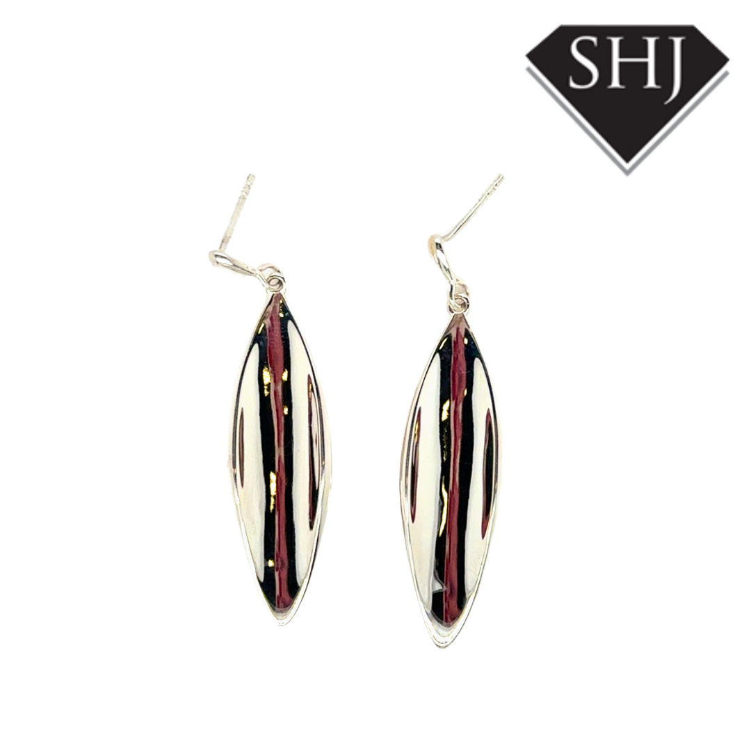 Silver Leaf Earrings